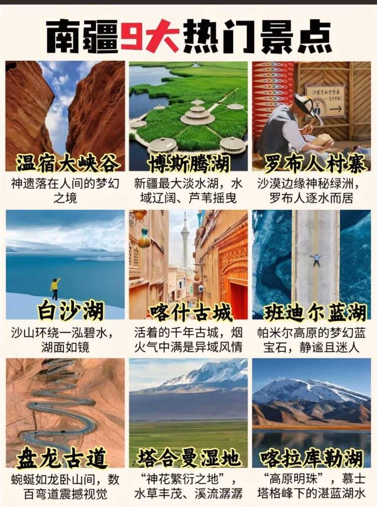 新疆南疆热门景点