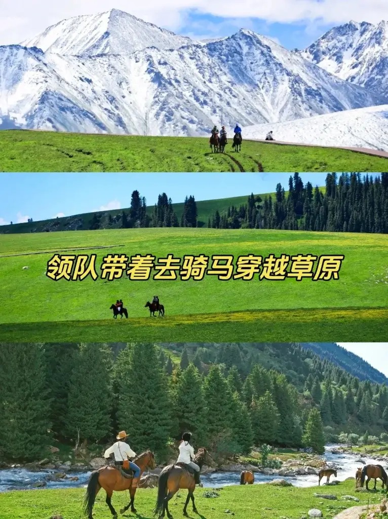 领队带你骑马穿越草原