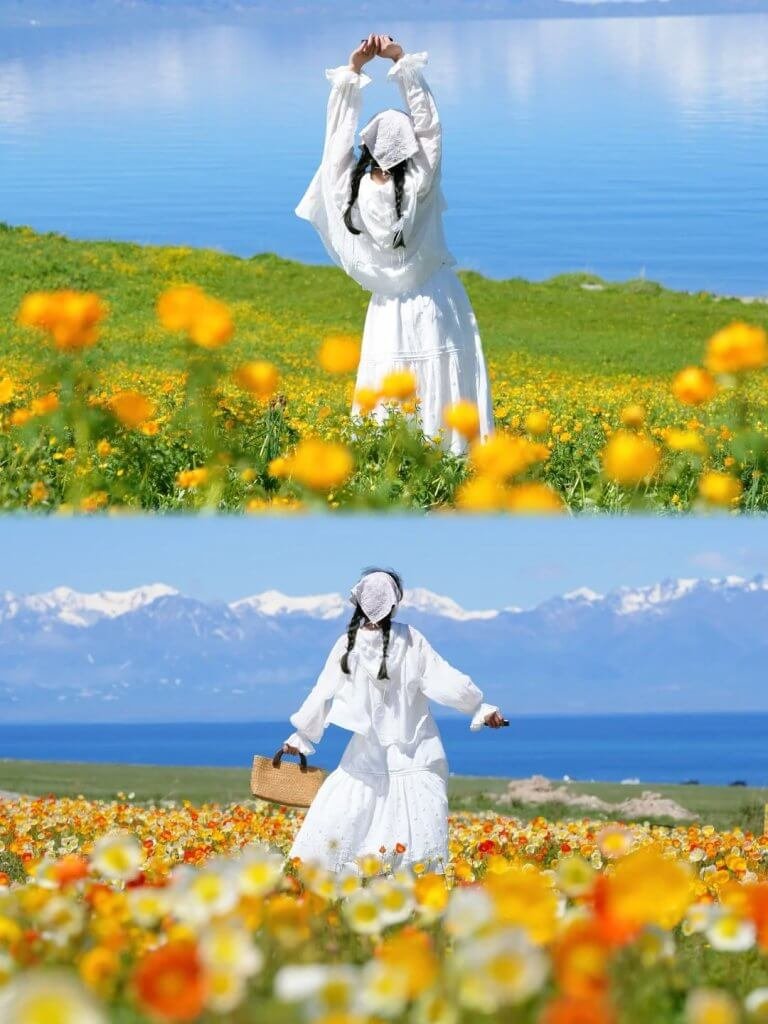 赛里木湖拍摄