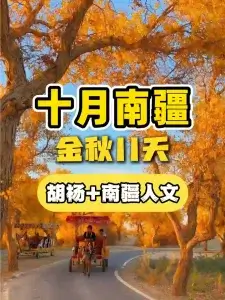 10月来南疆！看最美胡杨