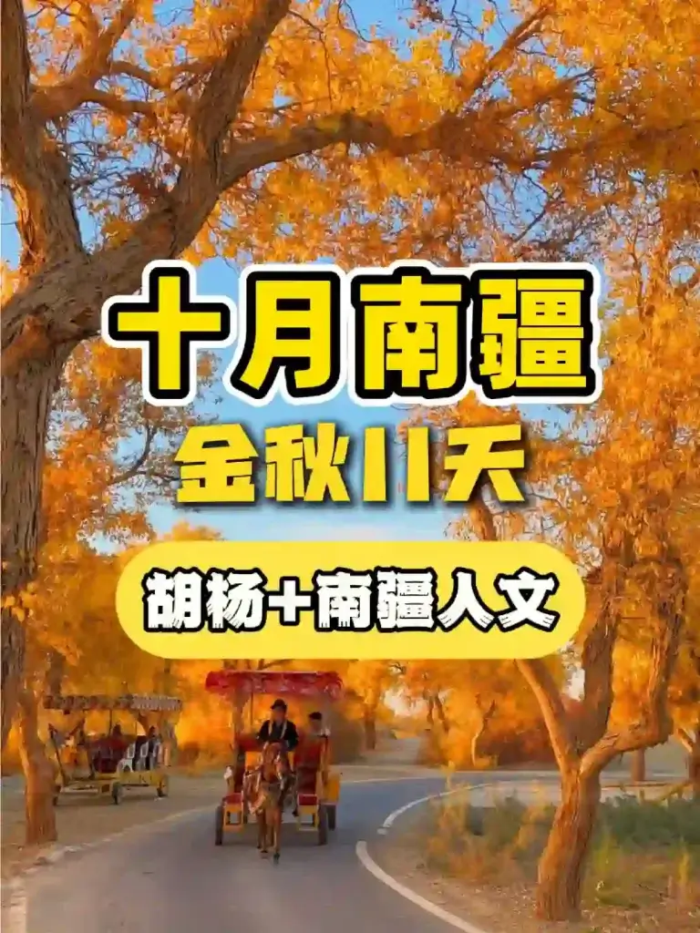10月来南疆！看最美胡杨